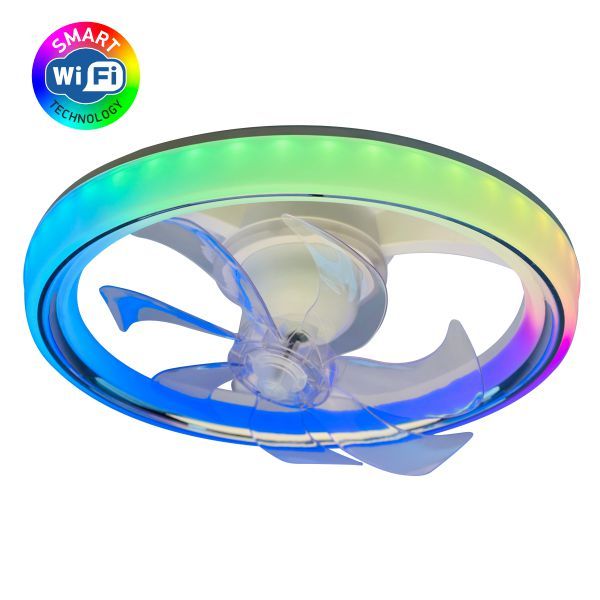 ΑΝΕΜΙΣΤΗΡΑΣ ΠΛΑΦΟΝ RGB+CCT Spotlight 3281