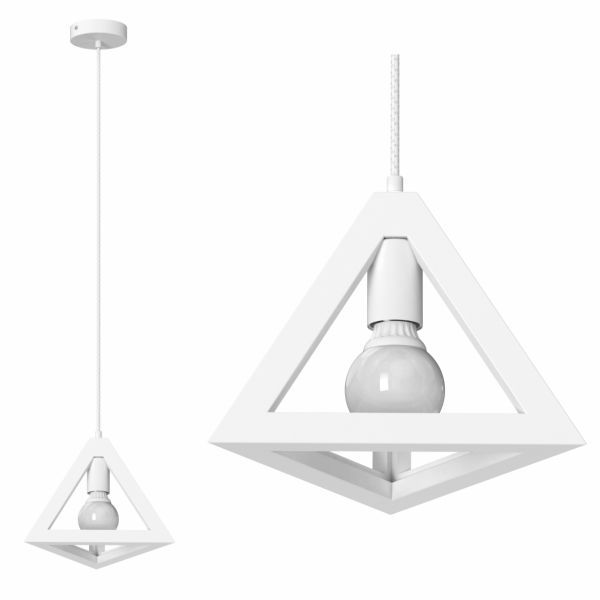 ΚΡΕΜΑΣΤΟ ΓΥΨΙΝΟ Ε27 18W ΤΡΙΓΩΝΟ Spotlight 6064