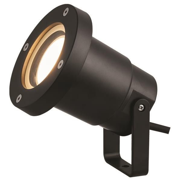 ΣΠOT ΚΗΠΟΥ ΠΛΑΣΤΙΚΟ 1xGU10 Max5W Φ95X100mm IP65 ΜΑΥΡΟ ARTE ILLUMINA Eurolamp 145-82024