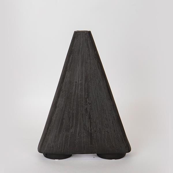 ΒΑΖΟ ΚΕΡΑΜΙΚΟ ΜΑΥΡΟ 26x8.5x34.5cm Eurolamp 752-20152