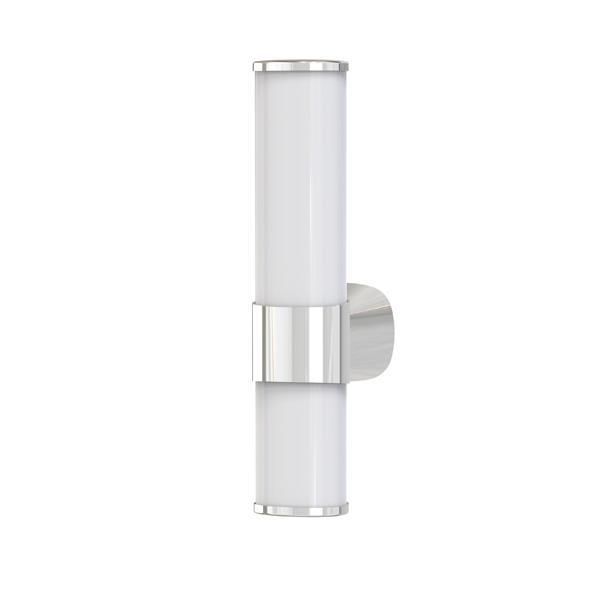 ΑΠΛΙΚΑ ΜΠΑΝΙΟΥ ΤΟΙΧΟΥ ΠΛΑΣΤΙΚΟ LED 6W 600Lm 3CCT(3000-4000-6000K)128χ350χ400mm IP44 ΑΣΗΜΙ ARTE ILLUMINA BREEZE Eurolamp 144-80539