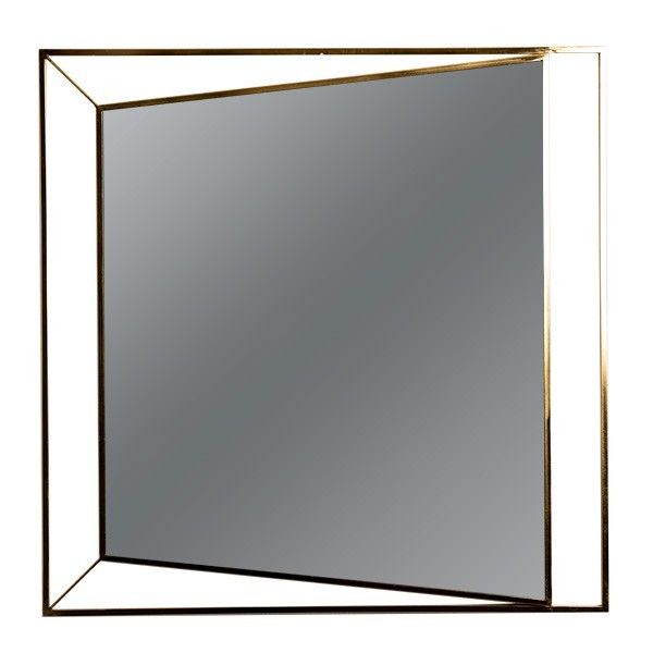 ΚΑΘΡΕΦΤΗΣ ΜΕΤΑΛΛΙΚΟΣ ΧΡΥΣΟΣ 90x2x90cm Eurolamp 811-40006
