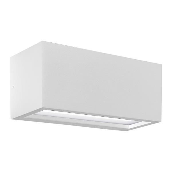 ΑΠΛΙΚΑ ΤΟΙΧΟΥ 1XΕ27 250X110X10 IP54 ΛΕΥΚΗ UP DOWN ARTE ILLUMINA AMIGO Eurolamp 145-20638