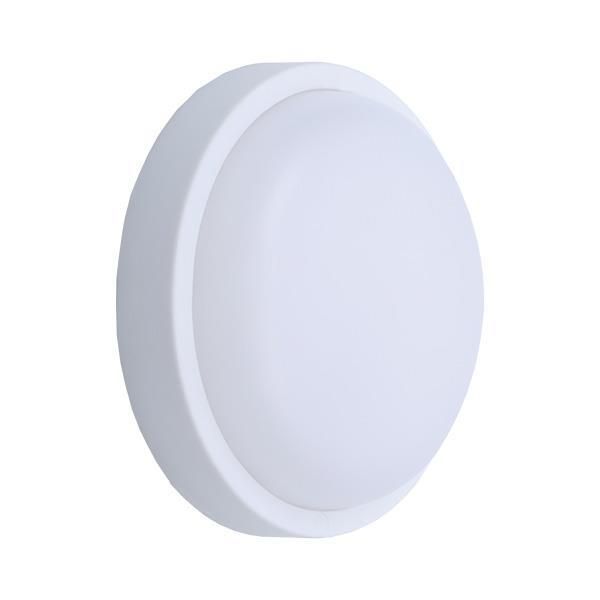 ΦΩΤΙΣΤΙΚΟ ΤΟΙΧΟΥ ΣΤΡΟΓΓΥΛΟ LED 18W Φ200X55 12/24V AC/DC 6500K IP54 PLUS ΛΕΥΚΟ ARTE ILLUMINA Eurolamp 145-20041