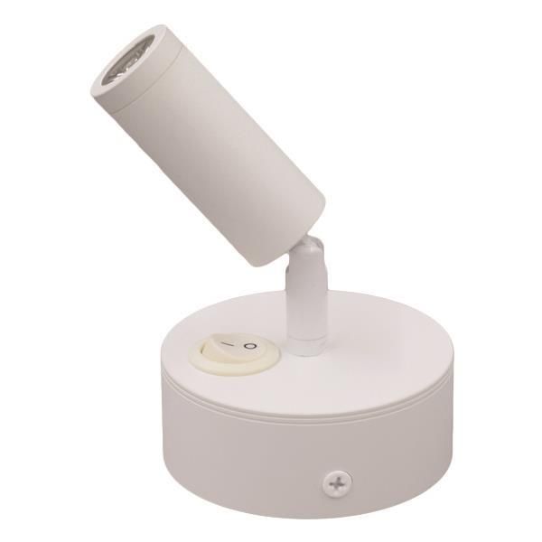 ΣΠΟΤ ΕΞΩΤΕΡΙΚΟ ΚΙΝΗΤΟ LED 3W 195Lm 3000K ΛΕΥΚΟ PLUS ARTE ILLUMINA PLUS Eurolamp 145-25210