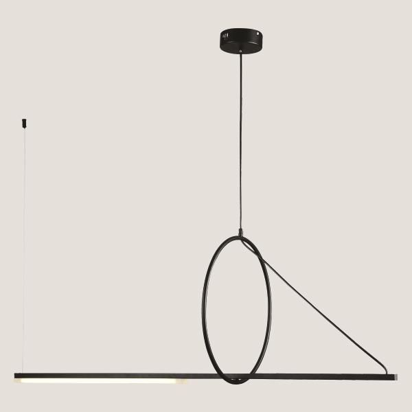 ΦΩΤΙΣΤΙΚΟ ΚΡΕΜΑΣΤΟ LED 15W 120X45 ΜΑΥΡΟ ARTE ILLUMINA Eurolamp 144-16019