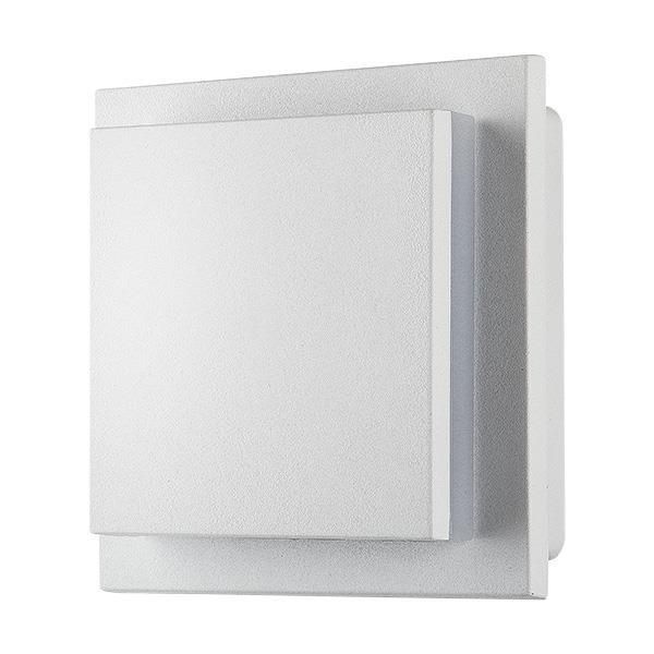 ΑΠΛΙΚΑ ΤΟΙΧΟΥ ΚΙΝΗΤΗ LED 6W 138X138X57 3000K IP54 ΛΕΥΚΗ PRO ARTE ILLUMINA Eurolamp 145-20222