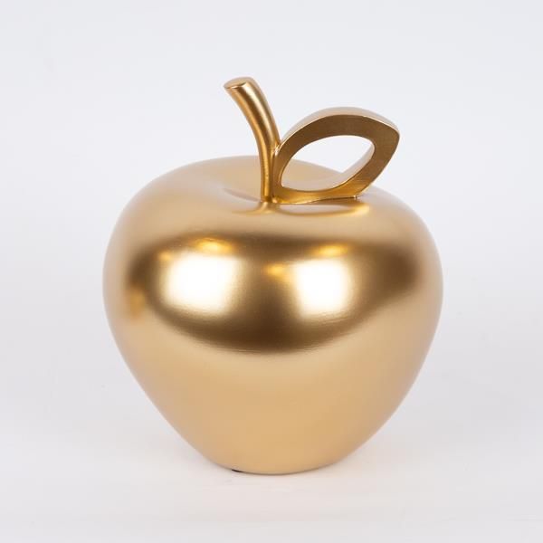 ΔΙΑΚΟΣΜΗΤΙΚΟ ΜΗΛΟ ΠΟΛΥΡΕΖΙΝ ΧΡΥΣΟ 18x18x20.5cm Eurolamp 752-28610