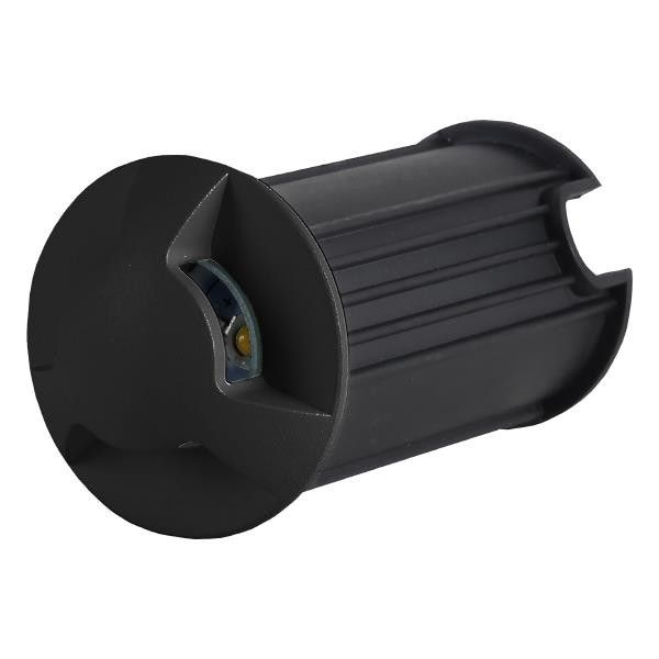 ΦΩΤΙΣΤΙΚΟ ΔΑΠΕΔΟΥ ΕΞΩΤΕΡΙΚΟ 3F LED 3W IP65 85-265V Φ62mm PRO ΜΑΥΡΟ ARTE ILLUMINA Eurolamp 145-52553