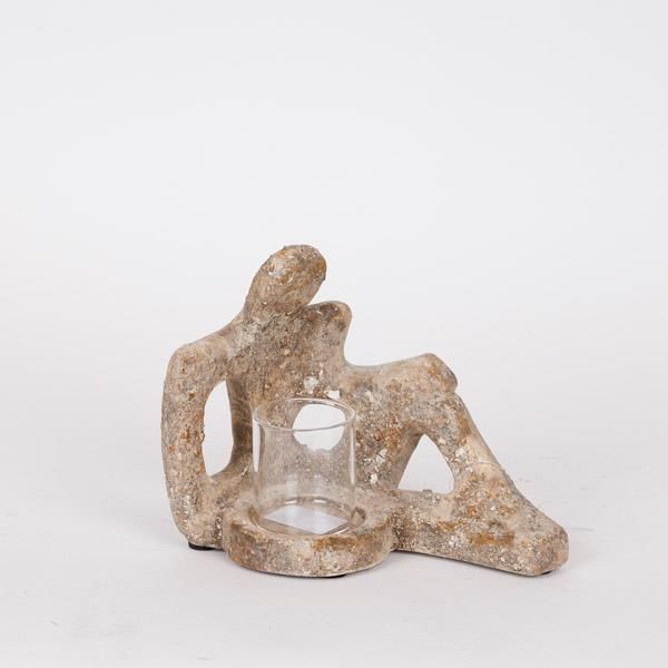 ΚΗΡΟΠΗΓΙΟ ΠΟΛΥΡΕΖΙΝ ΚΑΦΕ 18.5x14x16cm Eurolamp 819-00519