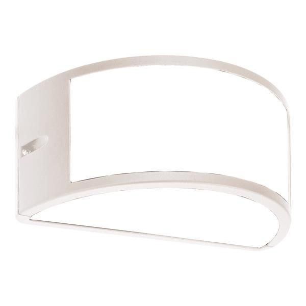 ΑΠΛΙΚΑ ΤΟΙΧΟΥ ΟΒΑΛ E27 MAX 10W LED 220X121X108 IP54 ΛΕΥΚΗ PRO ARTE ILLUMINA Eurolamp 145-20210