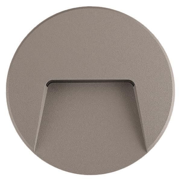 ΦΩΤΙΣΤΙΚΟ ΤΟΙΧΟΥ SLIM LED 3W IP65 230V 3000K Φ135mm PRO ΓΚΡΙ ARTE ILLUMINA Eurolamp 145-52015
