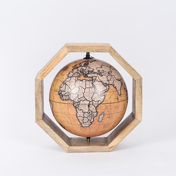 ΥΔΡΟΓΕΙΟΣ ΜΕΤΑΛΛΙΚΗ ΧΡΥΣΗ 20x27x27cm Eurolamp 752-19018