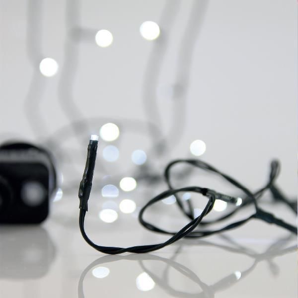 ΣΕΙΡΑ, 500 LED 3mm, 31V ΜΕΤΑΣΧΗΜΑΤΙΣΤΗ, 8 ΠΡΟΓΡΑΜΜΑΤΑ, ΠΡΑΣΙΝΟ PVC ΚΑΛΩΔΙΟ, ΛΕΥΚΟ LED ΑΝΑ 5cm, ΠΡΟΕΚΤΑΣΗ ΠΑΡΟΧΗΣ 3m, ΙΡ44 Eurolamp 620-22553