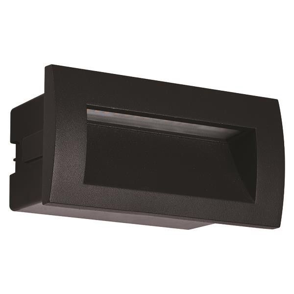 ΦΩΤΙΣΤΙΚΟ ΧΩΝΕΥΤΟ LED 3W IP54 220-240V 140X70X70mm PRO ΜΑΥΡΟ ARTE ILLUMINA Eurolamp 145-52502