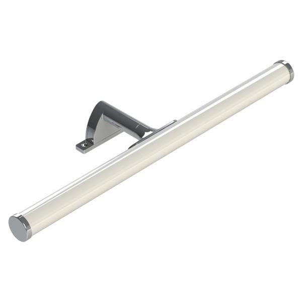 ΦΩΤΙΣΤΙΚΟ ΜΠΑΝΙΟΥ ΑΛΟΥΜΙΝΙΟ-ΠΛΑΣΤΙΚΟ LED 6W 600Lm 3000K 400X116X53mm IP44 ΑΣΗΜΙ ARTE ILLUMINA NERO Eurolamp 145-21505