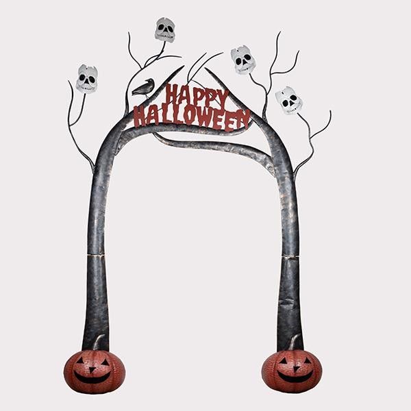 ΜΕΤΑΛΛΙΚΗ ΚΑΜΑΡΑ, HALLOWEEN, 220x45x302cm Eurolamp 600-47997