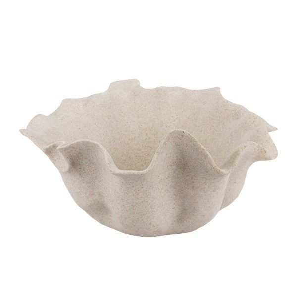 ΔΙΑΚΟΣΜΗΤΙΚΗ ΠΙΑΤΕΛΑ ΠΟΛΥΡΕΖΙΝ ΚΑΦΕ 32x30x14.7cm Eurolamp 819-01615
