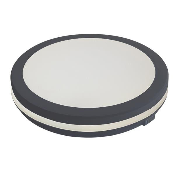 ΠΛΑΦΟΝΙΕΡΑ ΠΛΑΣΤΙΚΟ LED 40W 3600Lm 3CCT(3000-4000-6000K) Φ400X59mm ΓΡΑΦΙΤΗΣ ARTE ILLUMINA OBEN Eurolamp 144-51032