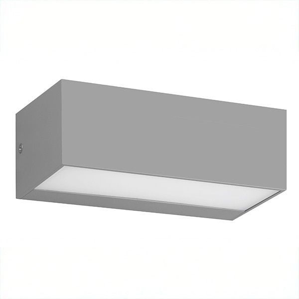 ΦΩΤΙΣΤΙΚΟ ΤΟΙΧΟΥ LED 12W 230X90X100 3CCT IP65 ΓΚΡΙ ARTE ILLUMINA LIMA Eurolamp 145-52130
