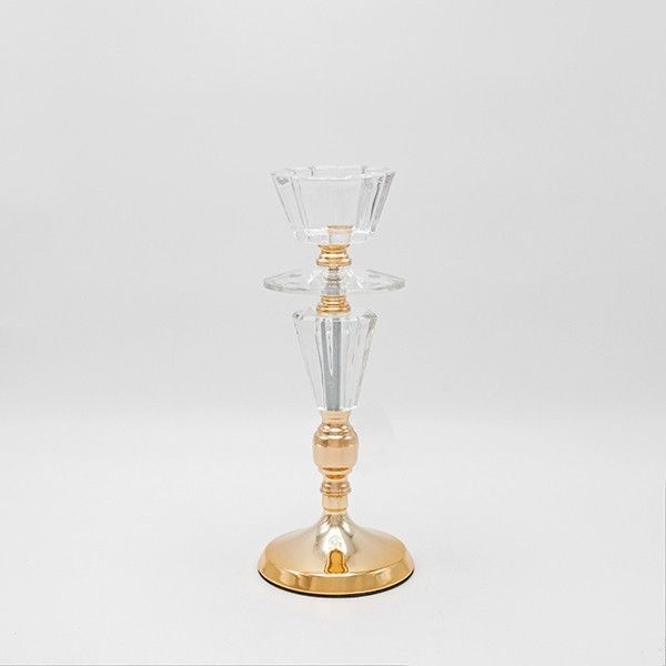 ΚΗΡΟΠΗΓΙΟ ΓΥΑΛΙΝΟ - ΜΕΤΑΛΛΙΚΟ ΧΡΥΣΟ 11x30cm Eurolamp 819-00237