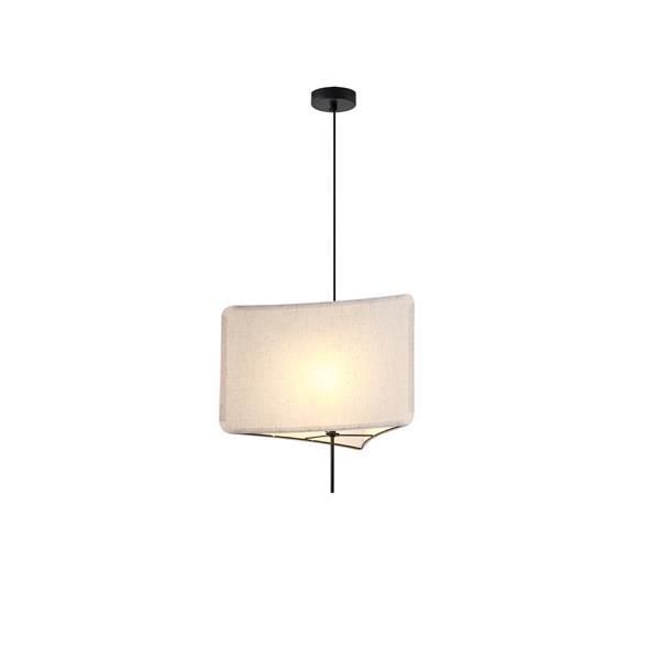 ΦΩΤΙΣΤΙΚΟ ΚΡΕΜΑΣΤΟ ΥΦΑΣΜΑ ΜΟΝΟΦΩΤΟ 1XΕ27 Max 15W Φ480X900mm ΜΠΕΖ ARTE ILLUMINA TOSCANY Eurolamp 144-33064