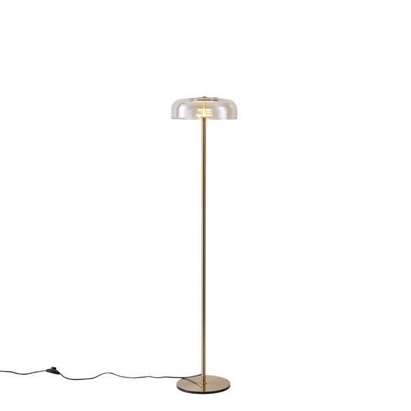 ΦΩΤΙΣΤΙΚΟ ΕΠΙΔΑΠΕΔΙΟ ΜΕΤΑΛΛΟ-ΓΥΑΛΙ LED 8W 960Lm 3000K Φ300X1352X90mm ΚΟΝΙΑΚ ARTE ILLUMINA LOBBY Eurolamp 144-15092