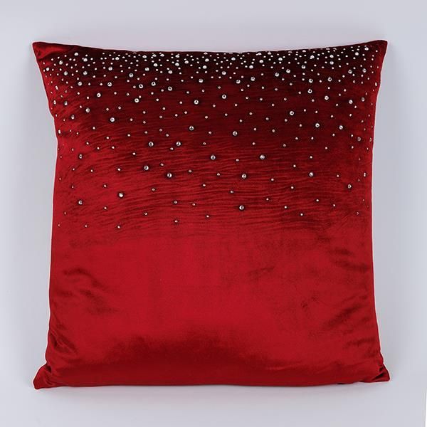 ΜΑΞΙΛΑΡΙ, ΜΠΟΡΝΤΟ ΒΕΛΟΥΔΟ ΜΕ ΣΤΡΑΣ, 45x45cm Eurolamp 600-46721