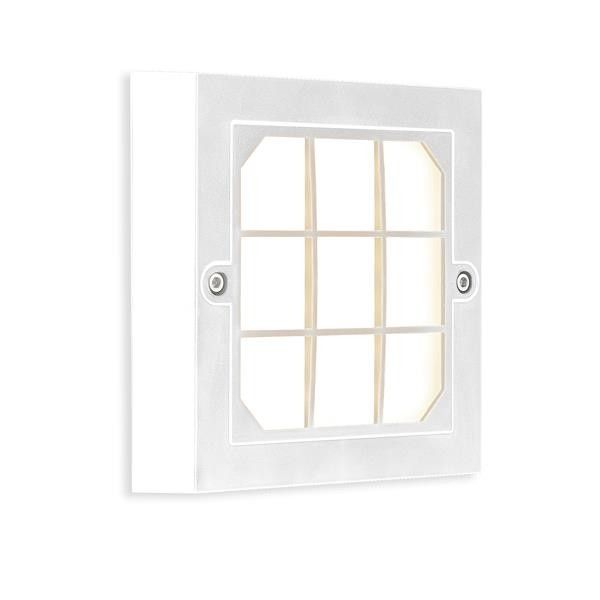 ΦΩΤΙΣΤΙΚΟ ΤΟΙΧΟΥ LED 6W 135X135X32 3CCT IP65 ΛΕΥΚΟ ARTE ILLUMINA SENARIO Eurolamp 145-52120