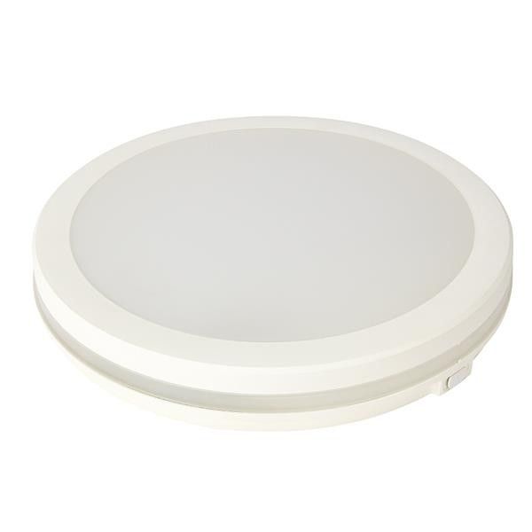 ΠΛΑΦΟΝΙΕΡΑ ΠΛΑΣΤΙΚΟ LED 30W 2700Lm 3CCT(3000-4000-6000K) Φ300X59mm ΛΕΥΚΟ ARTE ILLUMINA OBEN Eurolamp 144-51028