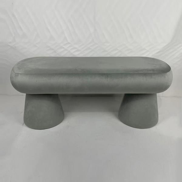 ΤΑΜΠΟΥΡΕ ΒΕΛΟΥΔΟ ΓΚΡΙ 98x37x40cm Eurolamp 750-18028