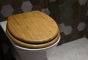 Καπάκι Λεκάνης BAMBOO από MDF Φυσικό 37.3x45.5x5.7cm AWD02181598 AWD02181598