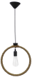 Κρεμαστό φωτιστικό KYKLOS 1/L ROPE UT-BLACK Heronia 34-0039