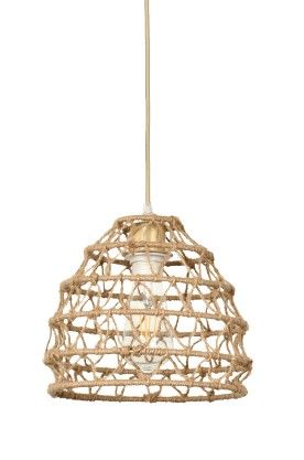 InLight Κρεμαστό Φωτιστικό από σχοινί 1xE27 D:25cm 4047-B