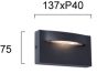 Aπλίκα Ανθρακί L:137xH:75 Vita Viokef 4298200