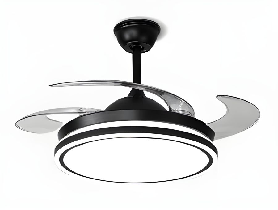 SE LED 36 FAMA BLACK FAN 105x35cm 36W IP20 3CCT WITH MEMORY 2 YEARS WARRANTY HOMELIGHTING 77-50618