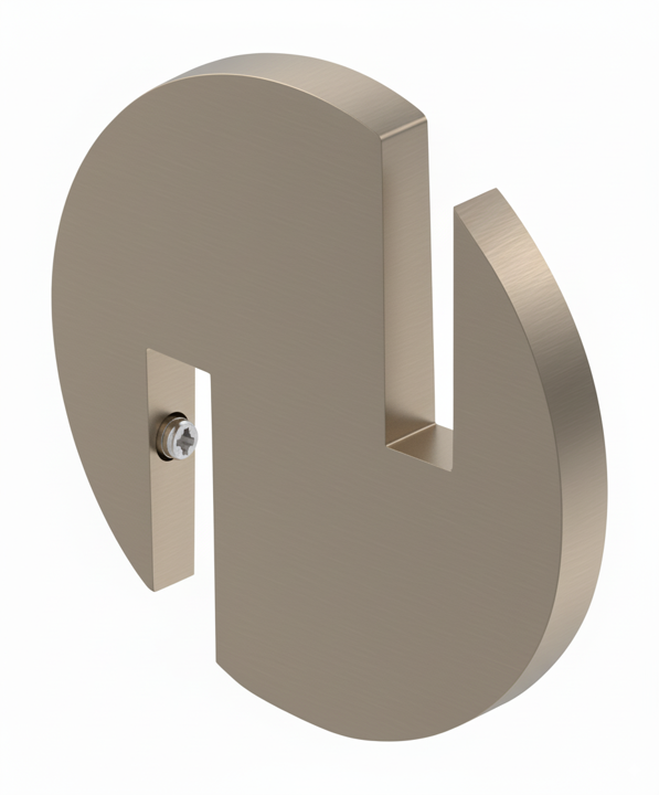 Ανατώμενο Άγκιστρο Γυαλιού 6-8mm Ματ Inox Bronze Art Universal 31VS-11