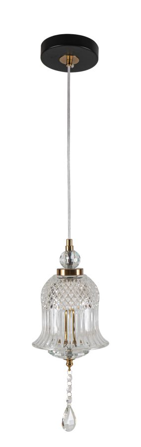 PDC 723-1 TR ΓΥΑΛΙΝΗ ΚΑΜΠΑΝΑ LED-5W ΜΕ ΔΙΑΚΟΣΜΗΤΙΚΟ ΚΡΥΣΤΑΛΛΟ ARlight 0084654