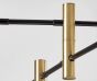 SE21-HA-4 HARUTO BLACK AND GOLD PENDANT OPAL 70x70x70  E27*4  MAX 60W IP20  2 YEARS WARRANTY HOMELIGHTING 77-50612