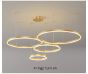 SE LED 4 KANKO PENDANT GOLD 96w  3CCT 80x60x40x20cm IP20 220V 2YEARS WARRANTY Α2 HOMELIGHTING 77-50669