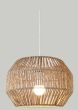 InLight Κρεμαστό φωτιστικό καφέ από σχοινί 1XE27 D:35cm 4503