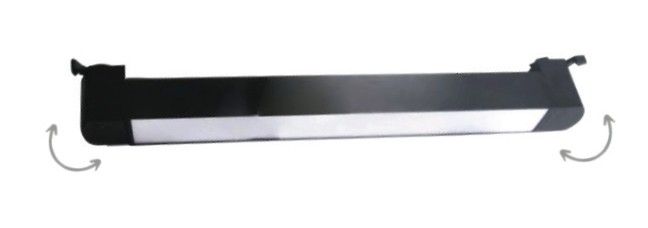 InLight Γραμμικό φωτιστικό LED 20W 4000K για μονοφασική ράγα σε μαύρη απόχρωση D:30cmX3,3cm T02602-BL