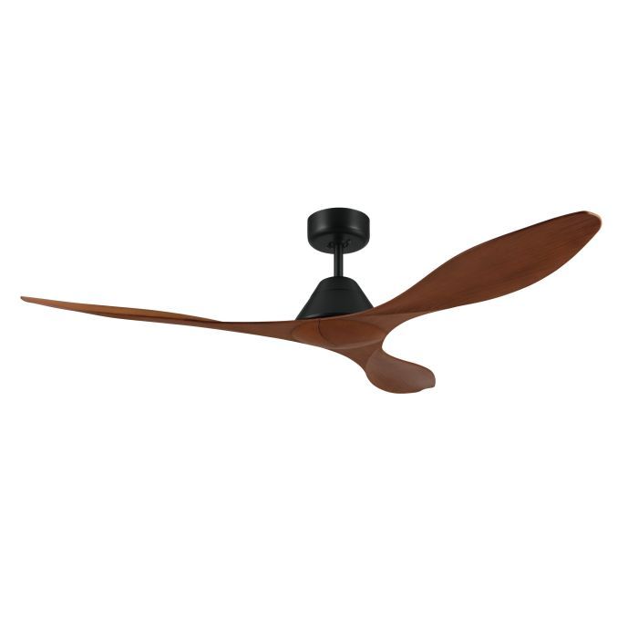 Ανεμιστήρας Οροφής Ø132x30cm 45W AC 220-240V,50Hz 5 Ταχύτητες Μαύρο-Καφέ Eglo Antibes 35072