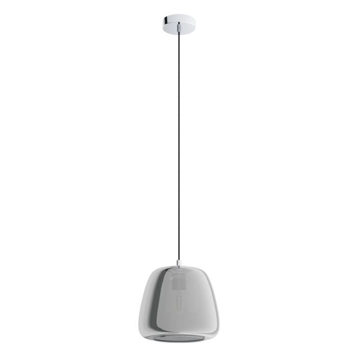 Μοντέρνο Κρεμαστό Φωτιστικό Μονόφωτο 1xE27 26cm Γυαλί Eglo Albarino 39666