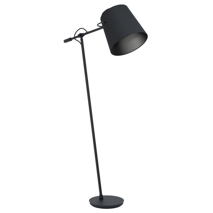 Μοντέρνο Φωτιστικό Δαπέδου Μαύρο 30xH153cm 1xE27 Eglo Granadillos 39867