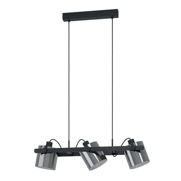 Φωτιστικό Κρεμαστό Τρίφωτο 3xE27 L780xH1100mm Μέταλλο-Ξύλο-Γυαλί  Eglo Hornwood 2 43606 