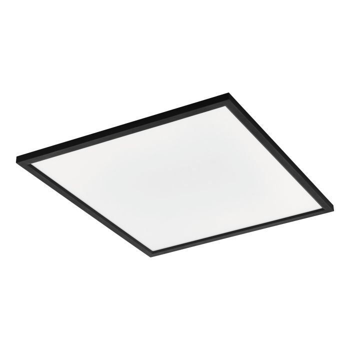 Φωτιστικό Οροφής Πάνελ L595xB595xH50 mm Led Tunable Remote-App 33w 4100lm Μαύρο Eglo Salobrena-Z 900052