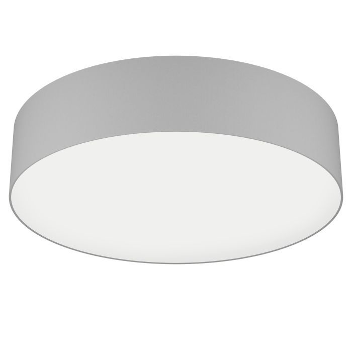 Πλαφονιέρα Οροφής Γκρι Λινό 57xH15cm LED 2700-6500K 3500lm Εφαρμογή-Τηλεχειριστήριο Eglo Romao-Z 900442