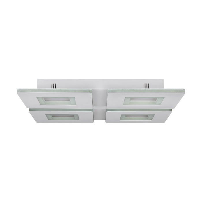 Πλαφονιέρα Οροφής Λευκή 45xH5cm LED 2700-6500Κ 3800lm Ρυθμιζόμενο Εφαρμογή Τηλεχειριστήριο Eglo Padrogiano-Z 900481