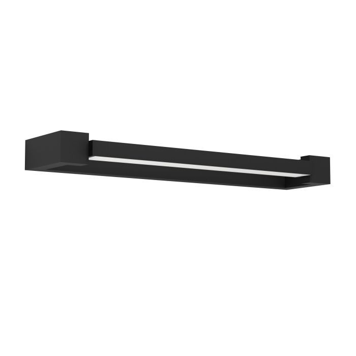 Φωτιστικό Επιτοίχιο Κινούμενο L37cm IP44 LED 4000K 1000lm Μαύρο Eglo Gemiliana 900615